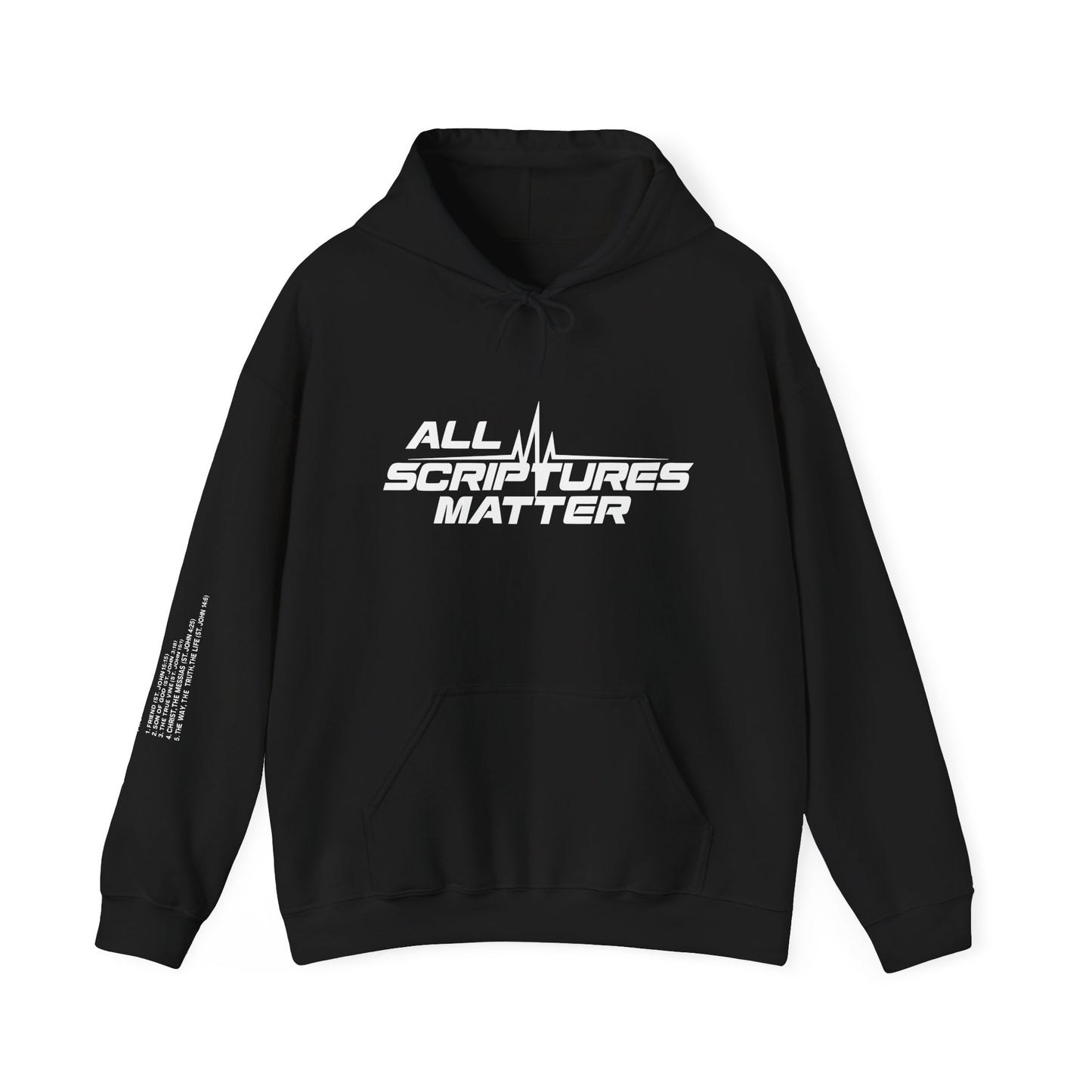 FOR GOD SO LOVED THE WORLD BLACK HOODIE