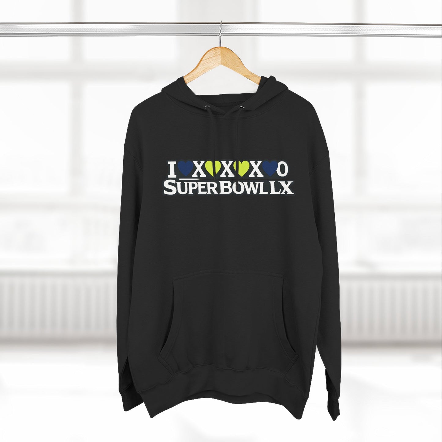 I Super Bowl LIX Hoodie — Football Fan Fleece Pullover