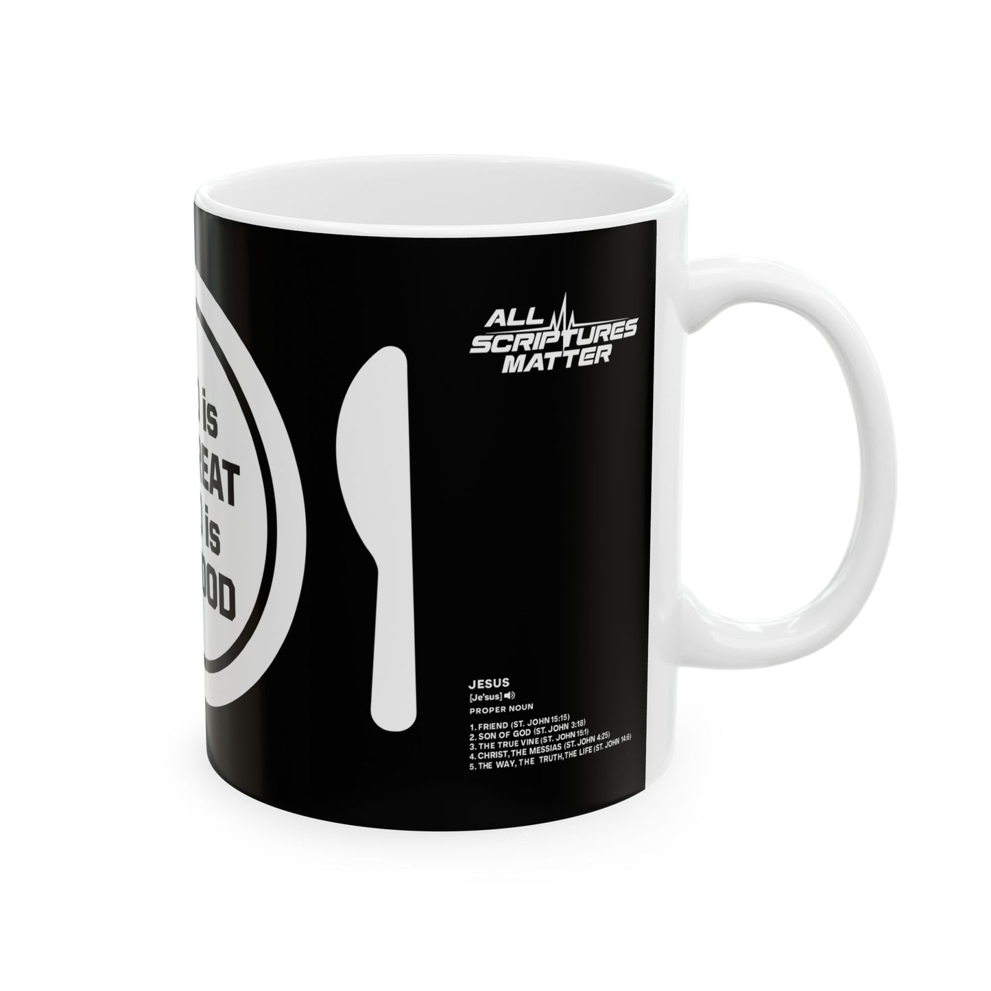 HELP CONTROL BLOOD SUGAR GOD IS SO GREAT MUG