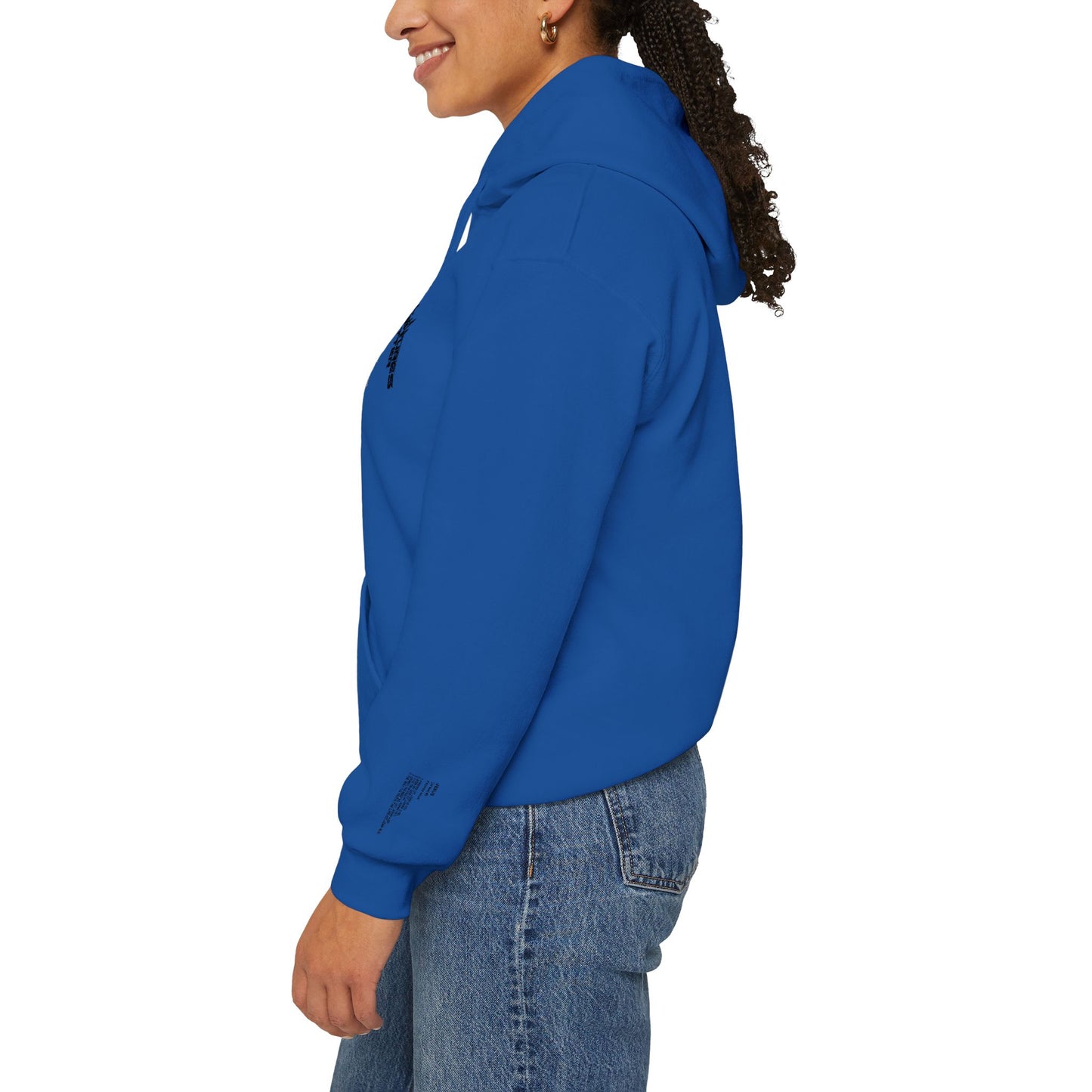 All Scriptures Matter Embroidery Basketball Hoodie - Royal Blue