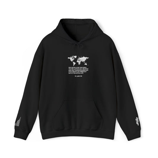 For God So Loved the World Hoodie - St. John 3:16 All Scriptures Matter