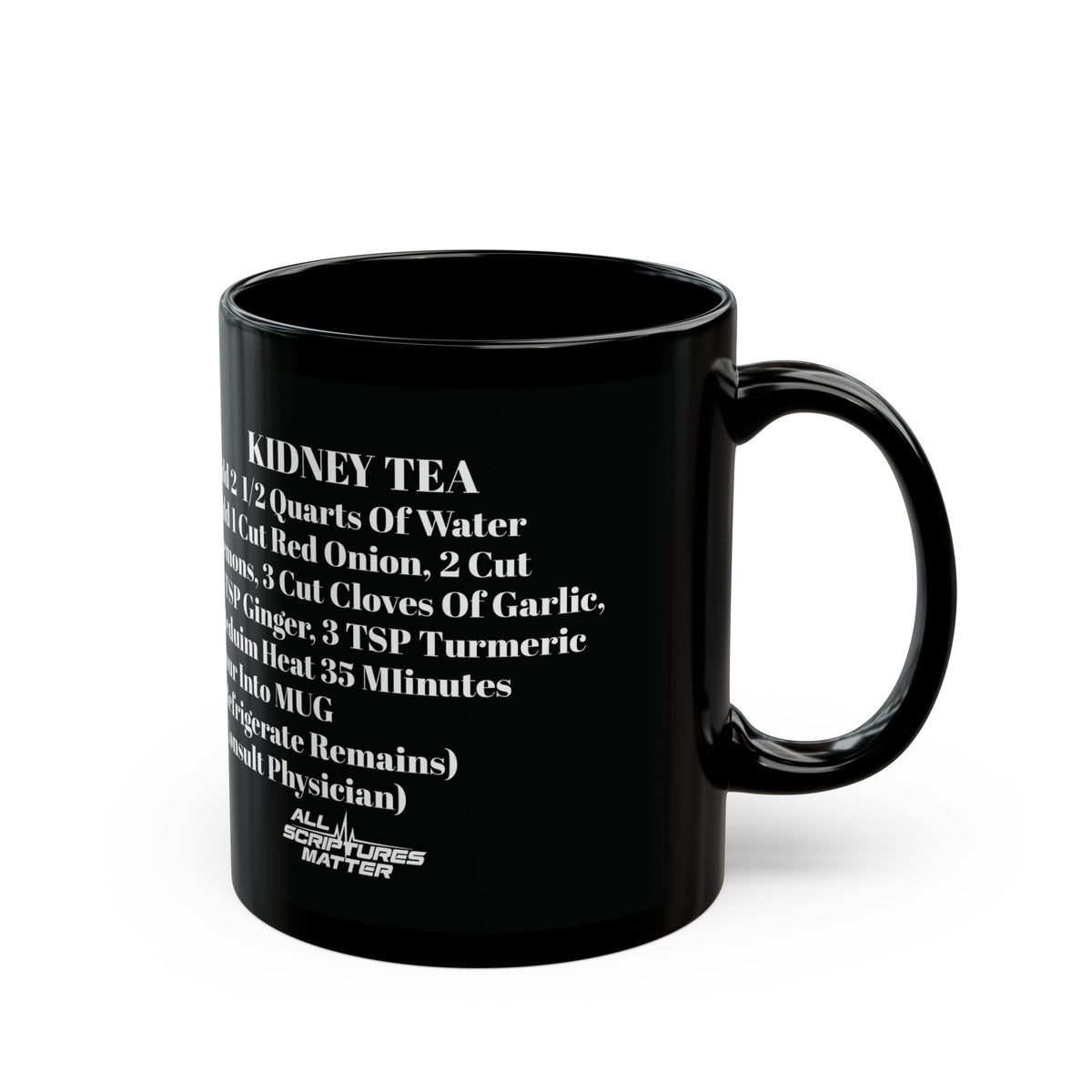 Kidney Tea Mug - For God So Loved the World | St. John 3:16