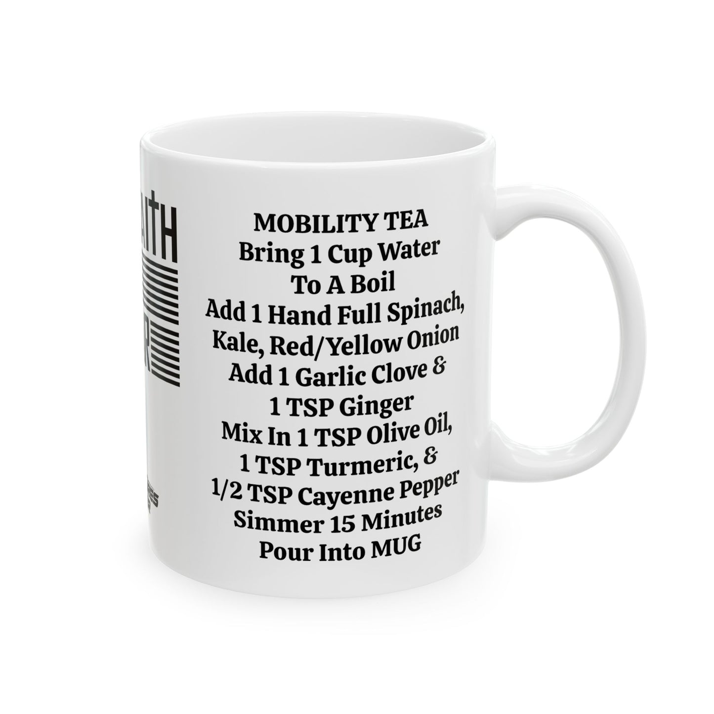 Mobility Faith Over Fear Mug - 100% Faith, 0% Fear