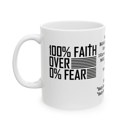 HELP REDUCE JOINT PAIN FAITH OVER FEAR MUG
