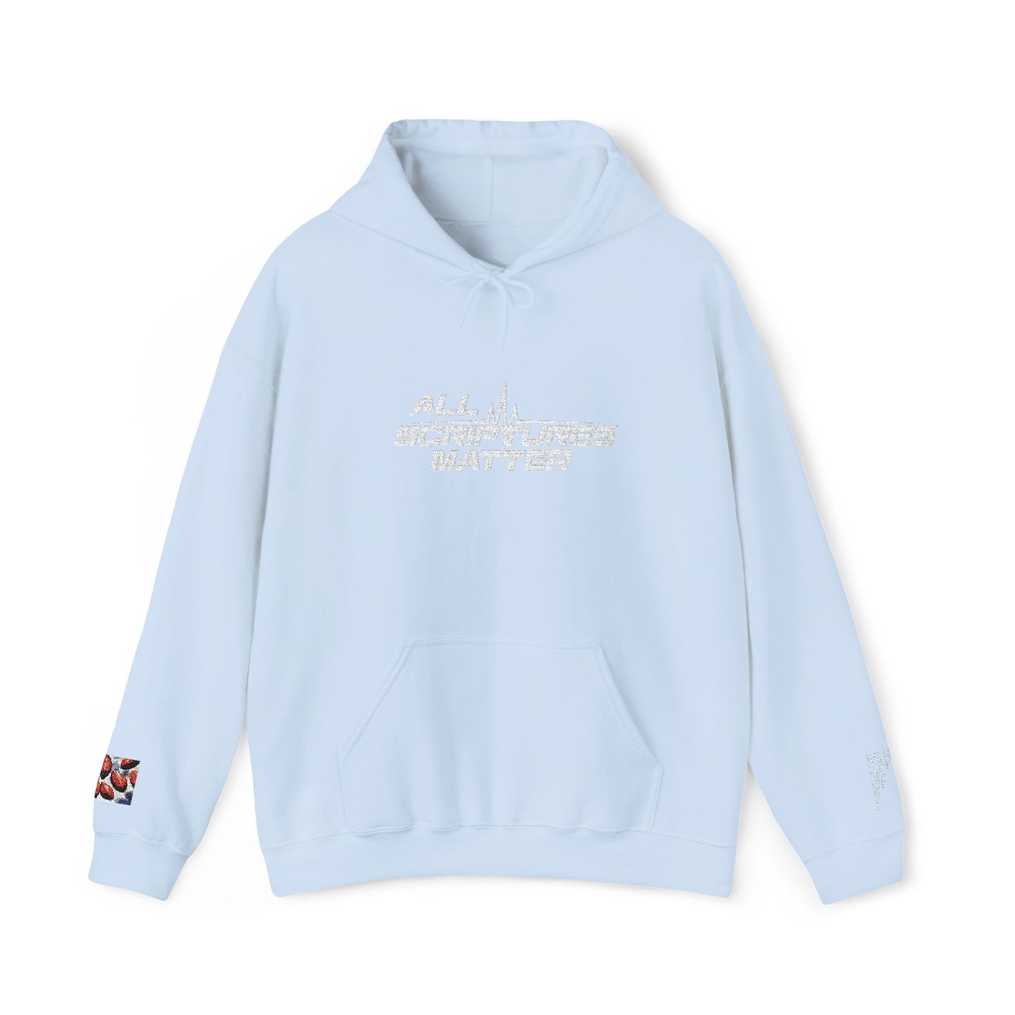 All Scriptures Matter Embroidery American Football Hoodie