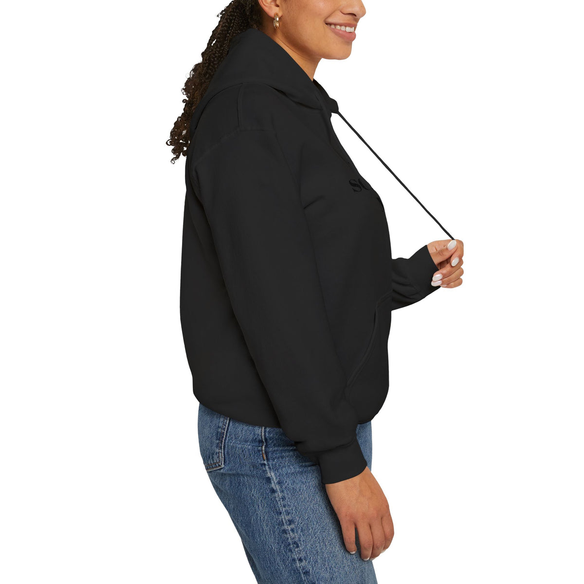 All Scriptures Matter Hoodie - Black on Black Embroidery