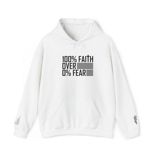 100% Faith Over 0% Fear Hoodie - Only Fear God  All Scriptures Matter