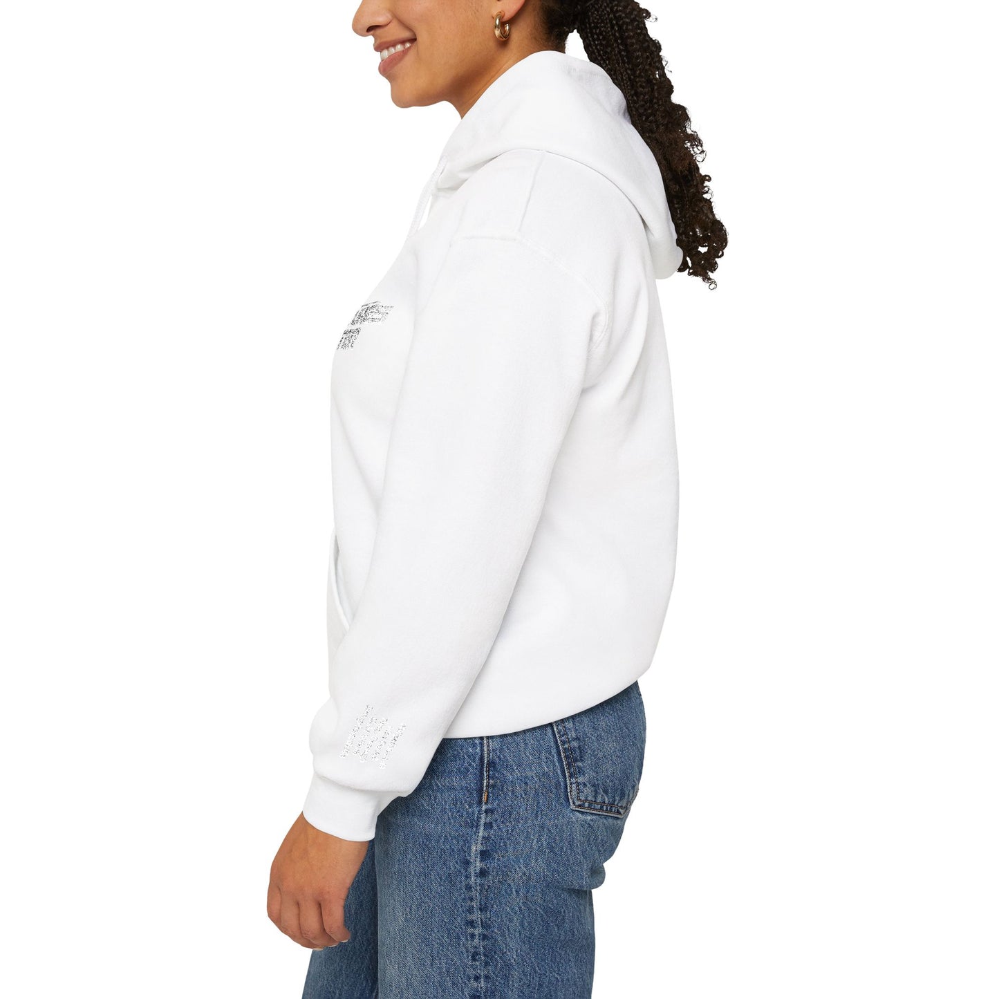 All Scriptures Matter Hoodie - White on White Embroidery