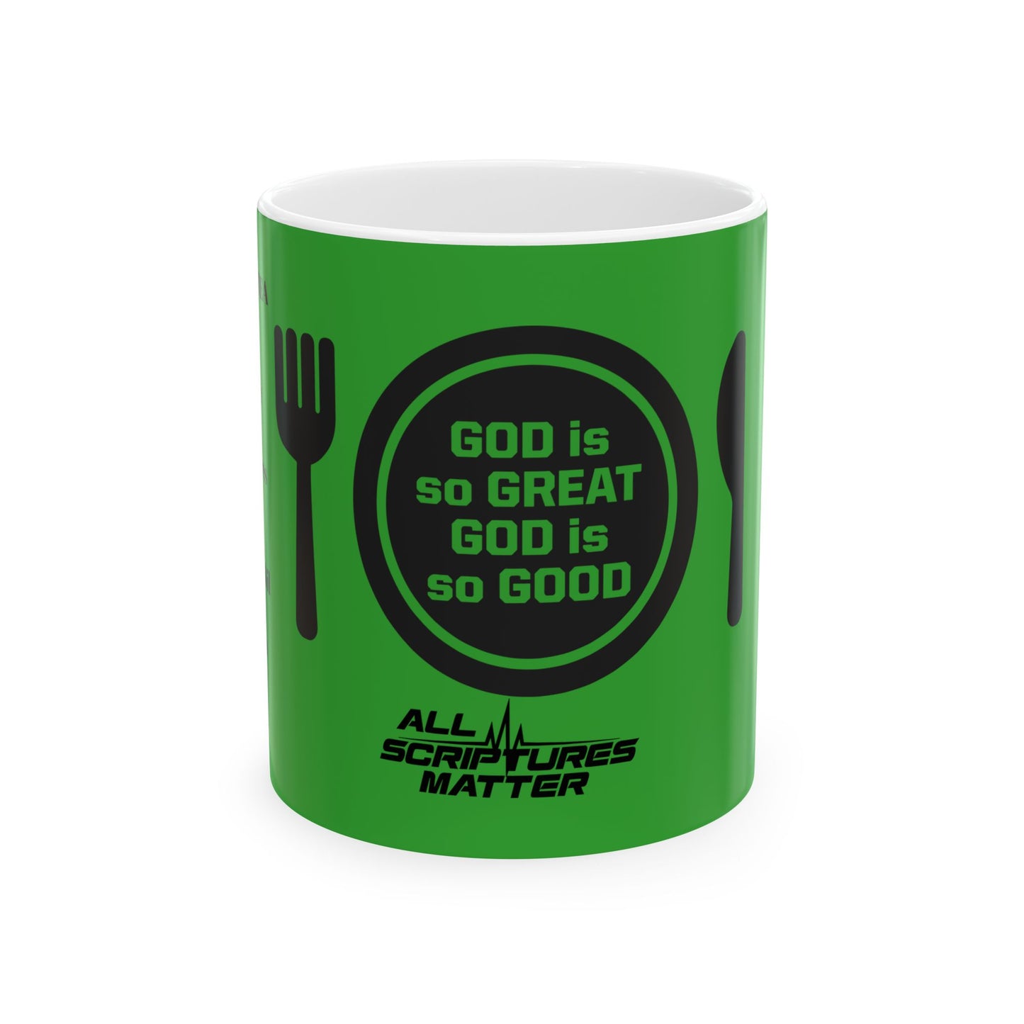 Green Vitality Mug - God Is So Great, God Is So Good