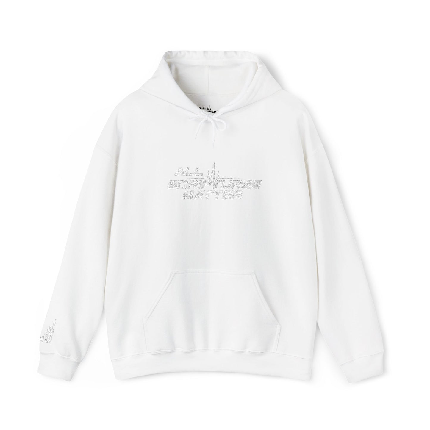 EMBROIERY WHITE ON WHITE ALL SCRIPTURES MATTER
