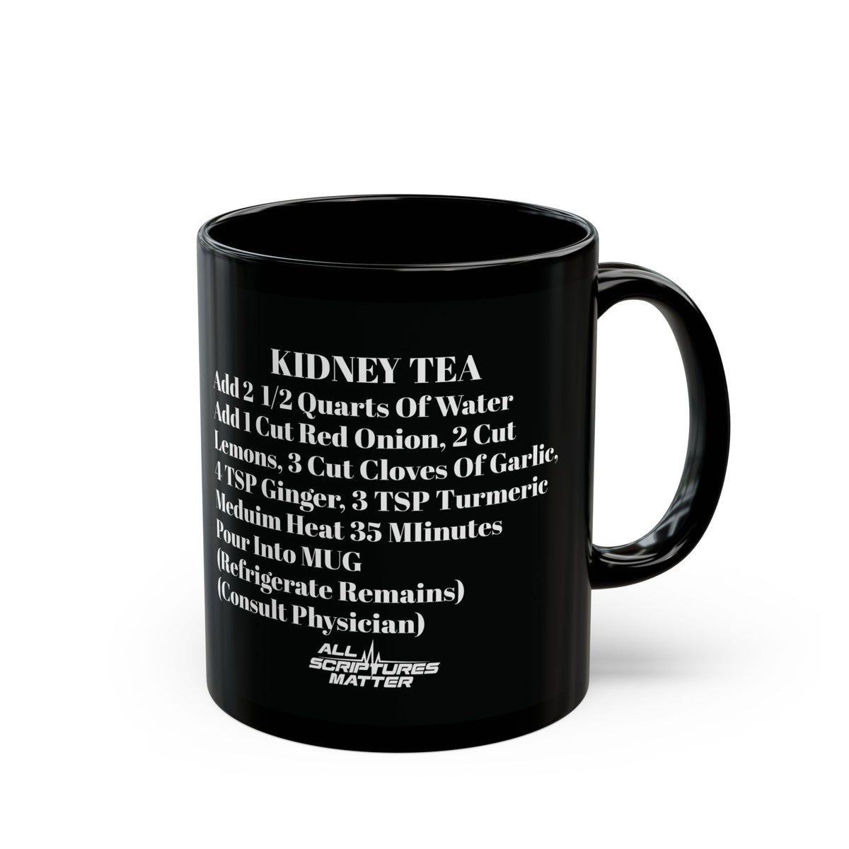 Kidney Tea Mug - For God So Loved the World | St. John 3:16