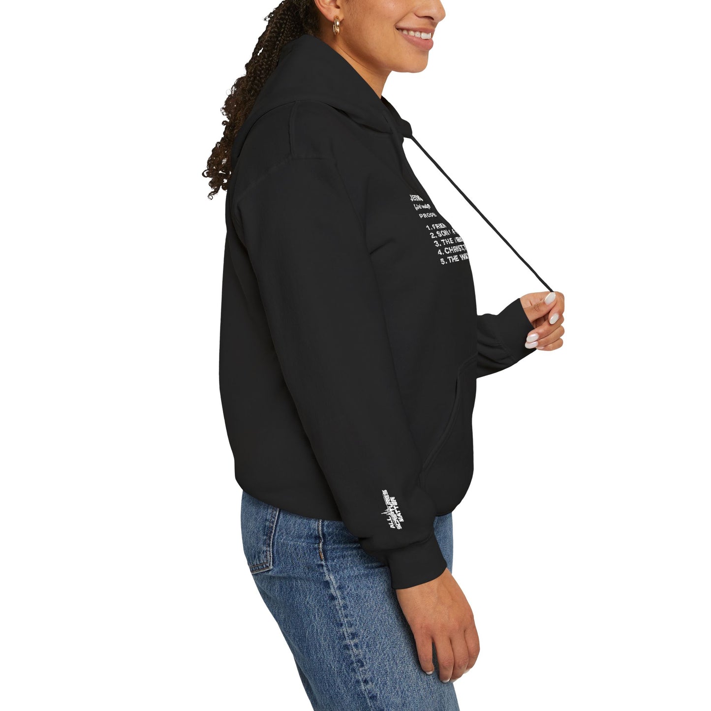 Jesus Definition Hoodie - Who Is He?  All Scriptures Matter