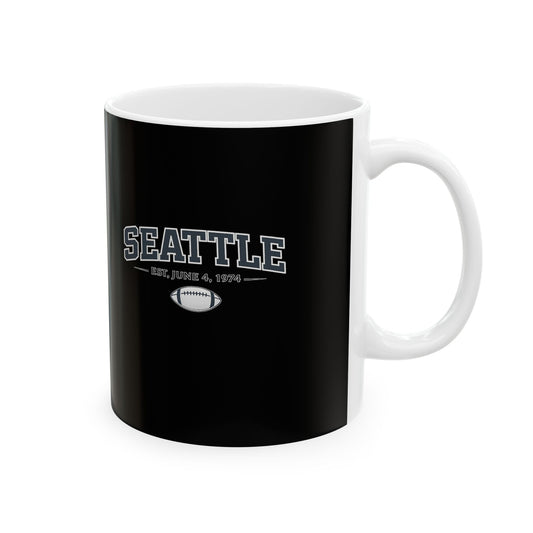 SEATTLE BLACK MUG