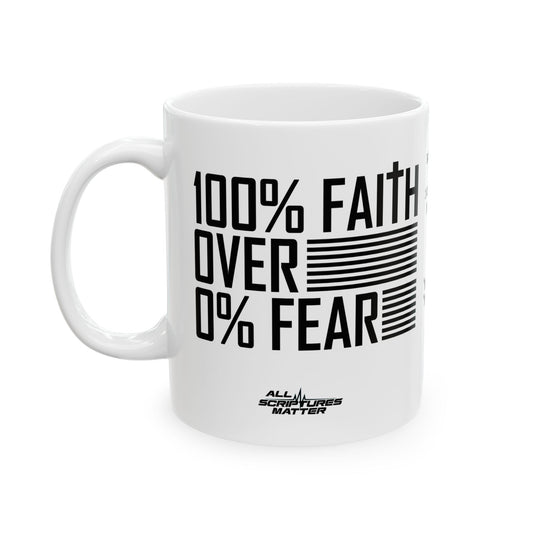 FAITH OVER FEAR MUG