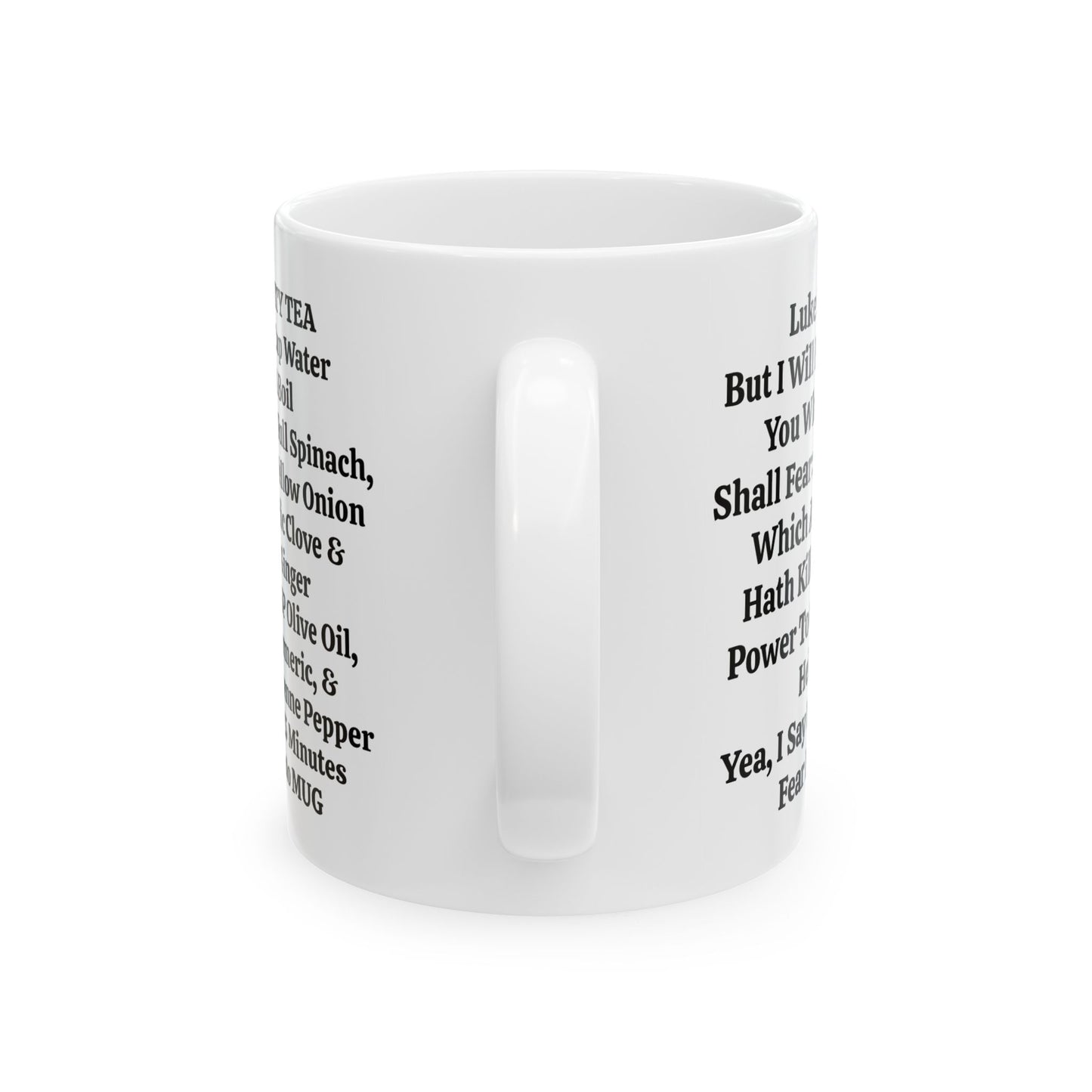 Mobility Faith Over Fear Mug - 100% Faith, 0% Fear