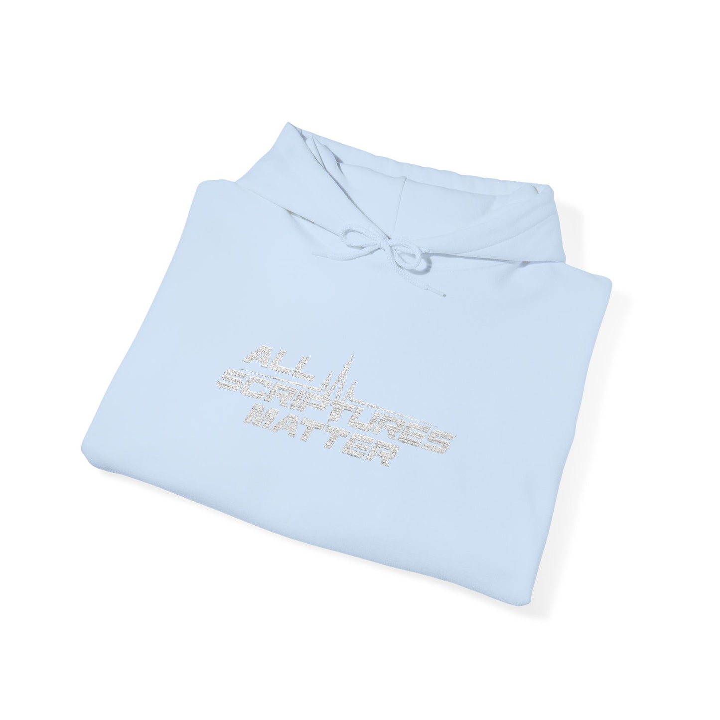 All Scriptures Matter Embroidery American Football Hoodie