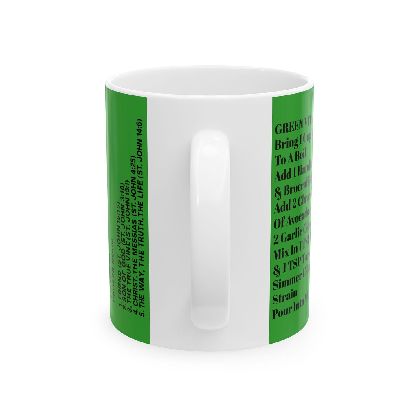 Green Vitality Mug - God Is So Great, God Is So Good