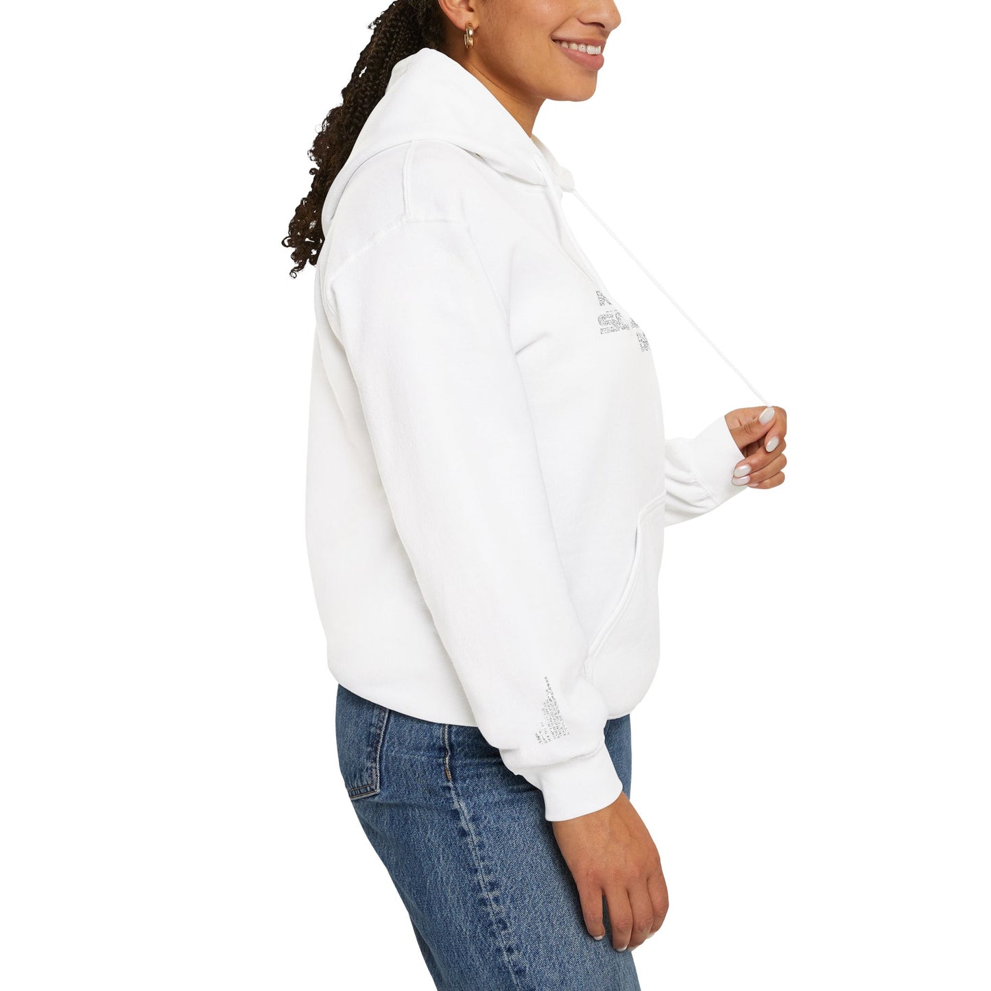 All Scriptures Matter Hoodie - White on White Embroidery