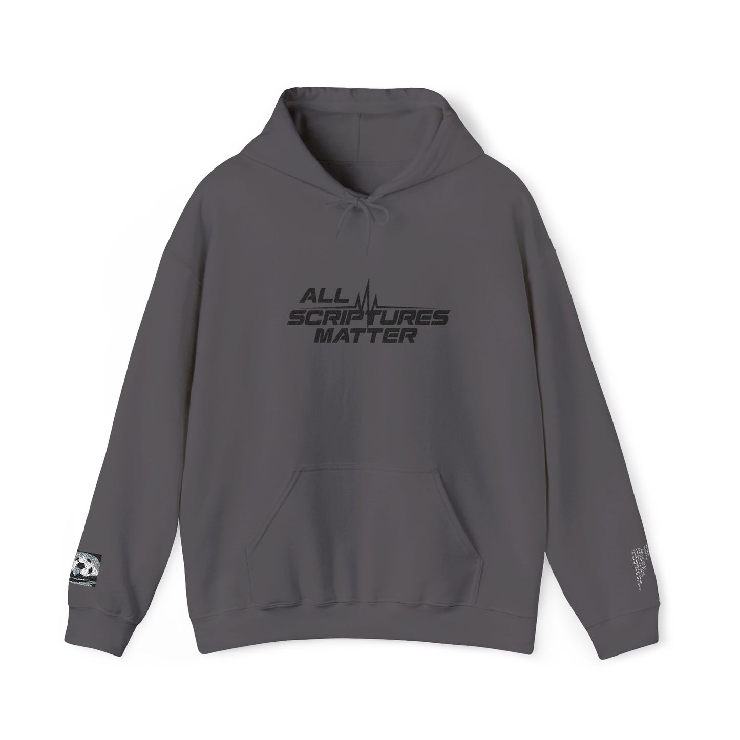 All Scriptures Matter Futbol Hoodie  Faith on the Field