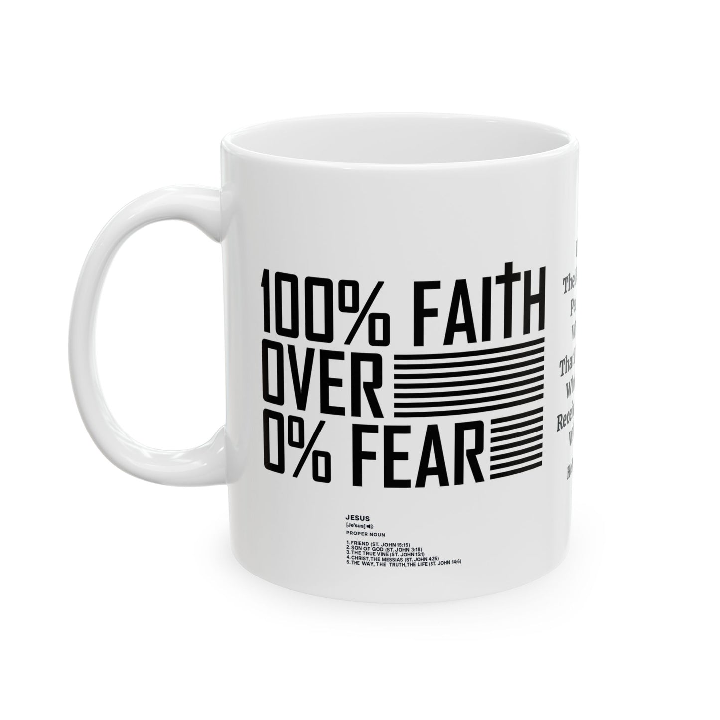 Faith Over Fer Mug