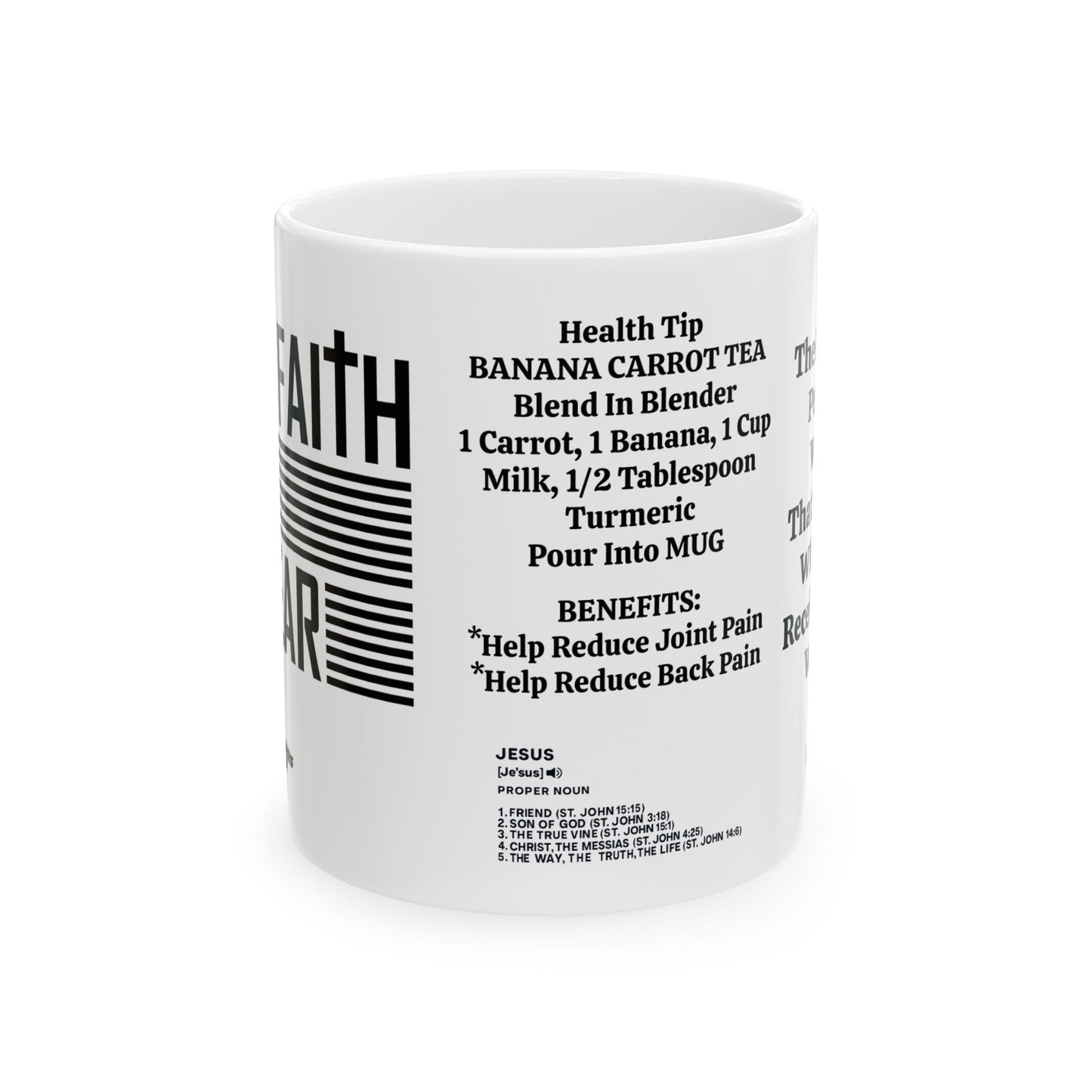 FAITH OVER FEAR MUG