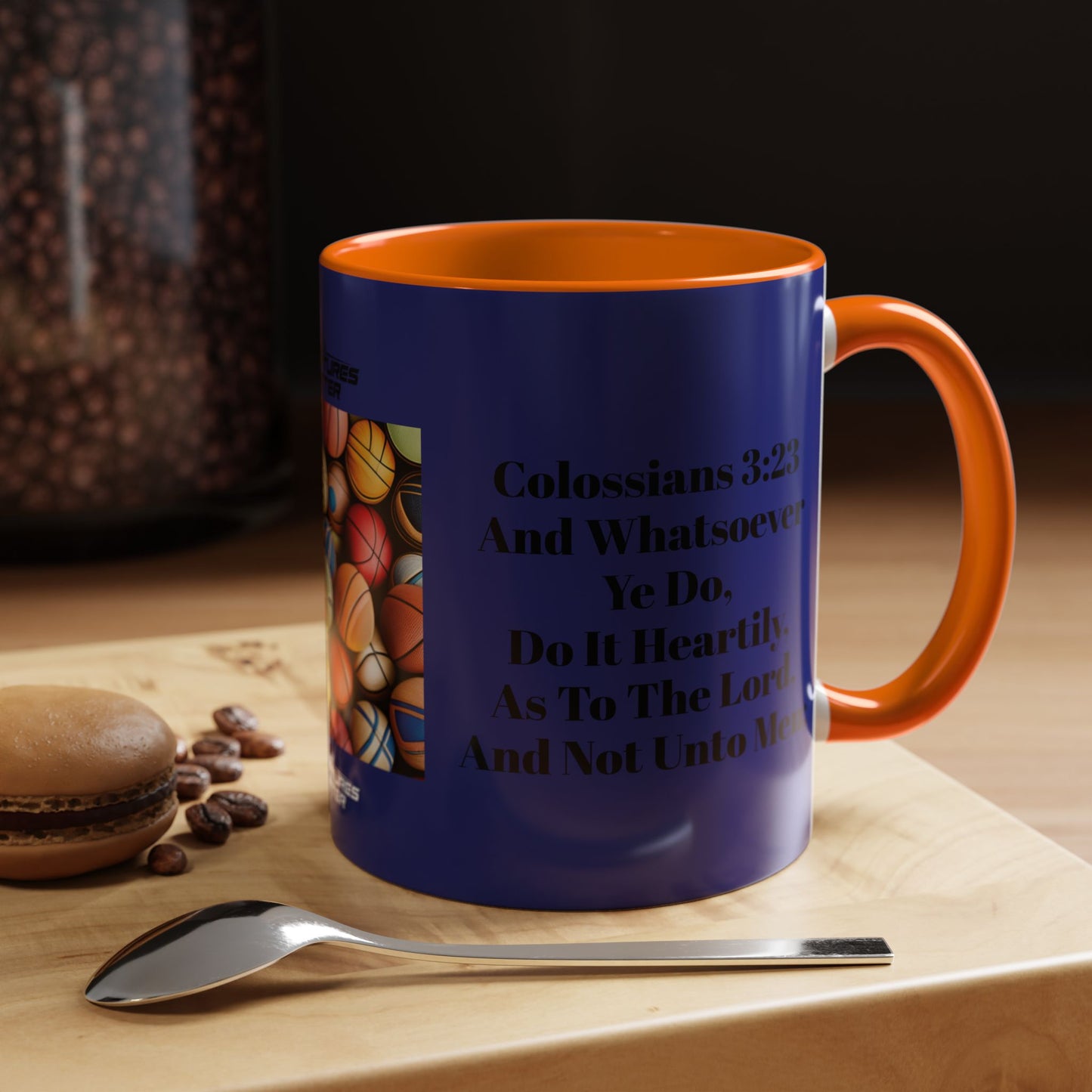Offense Mug - Colossians 3:23 Basketball Faith Gift