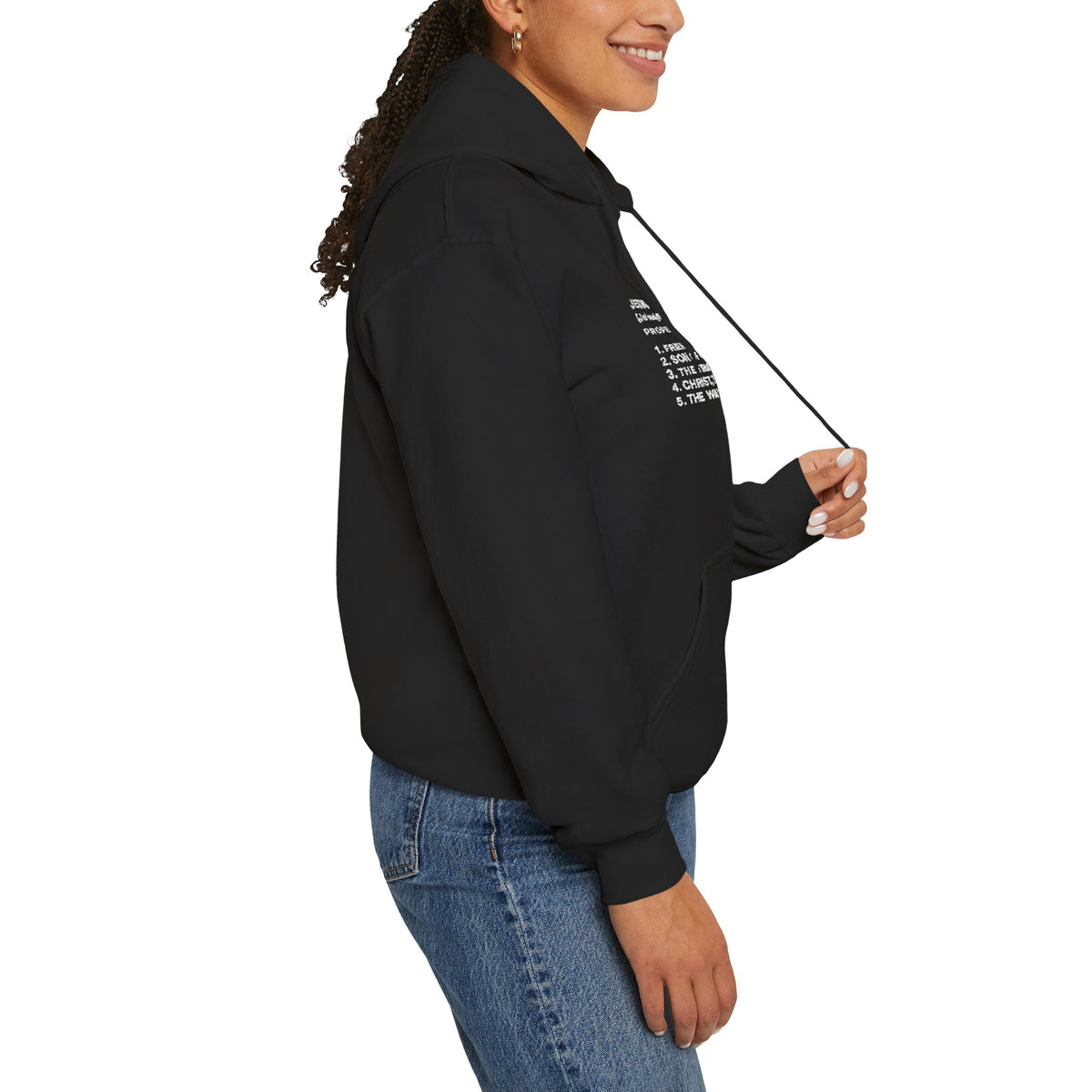 Jesus Definition Hoodie - Who Is He?  All Scriptures Matter