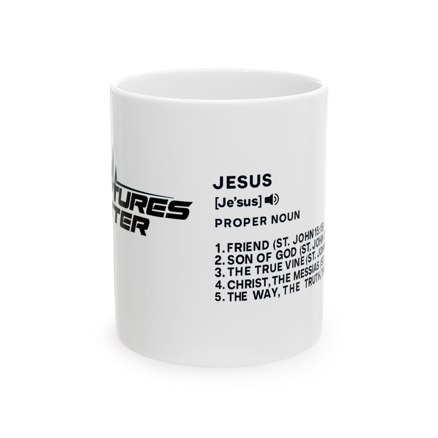 ALL SCRIPTURES MATTER MUG WHITE