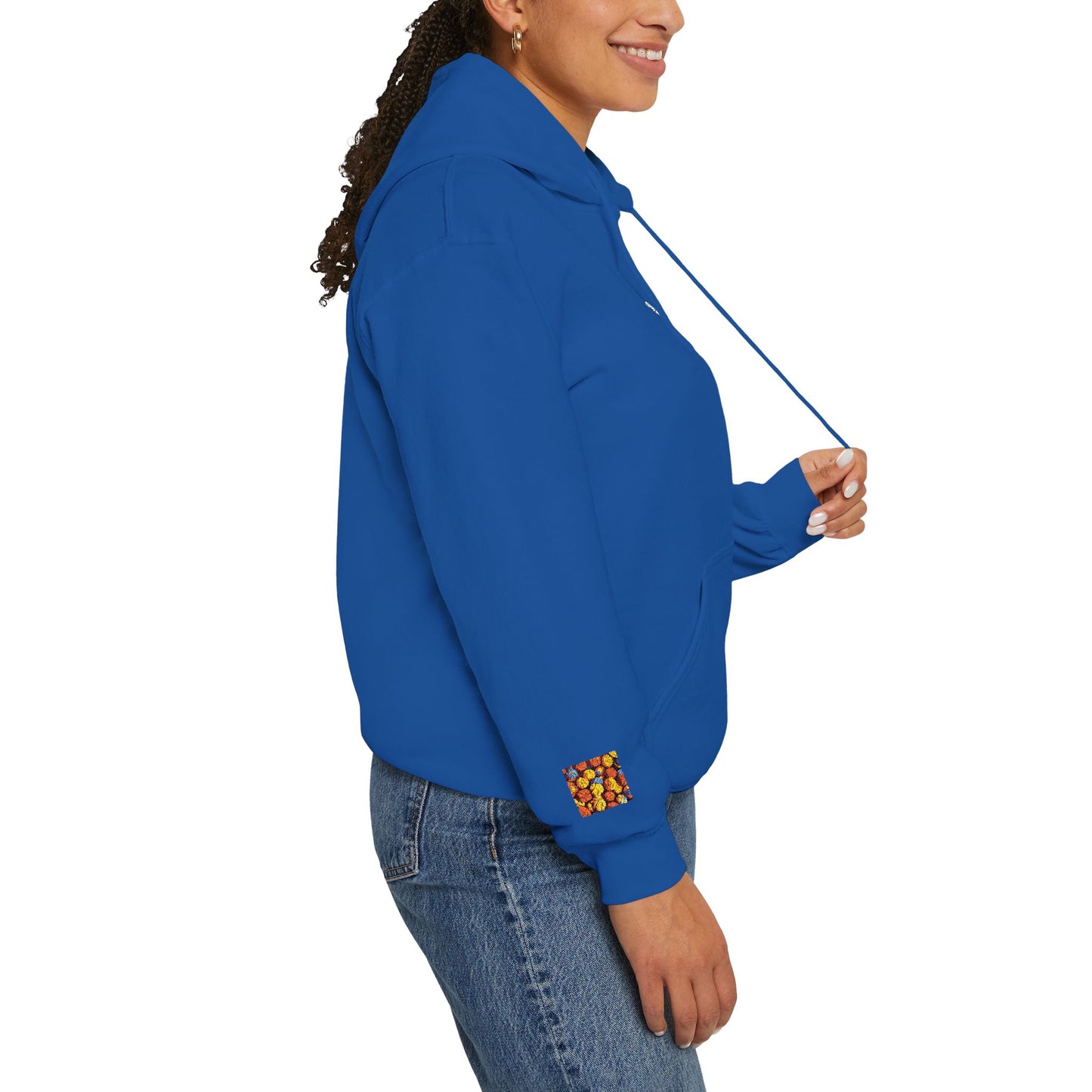All Scriptures Matter Embroidery Basketball Hoodie - Royal Blue
