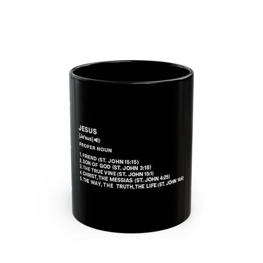 Jesus Definition Mug - Who Is He? | All Scriptures Matter