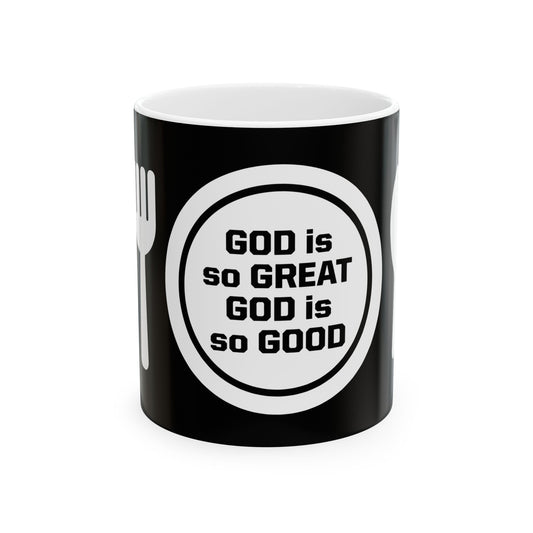 HELP CONTROL BLOOD SUGAR GOD IS SO GREAT MUG